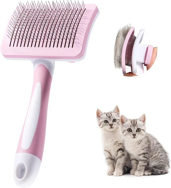 Brosse Chiens Chats,Brosse Pour Chat,Brosse Autonettoyante Pour Animaux De Compa