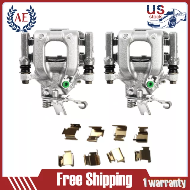 2X Rear Brake Calipers w/ Bracket fits VW Beetle Passat Jetta Golf GTI Eos V6