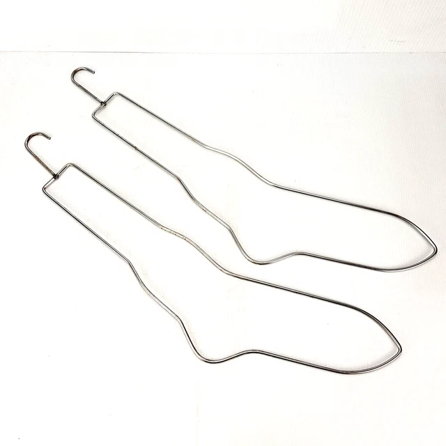 Vintage Queen Dri-Rite Steel Sock Dryers Stretchers - Size 11!