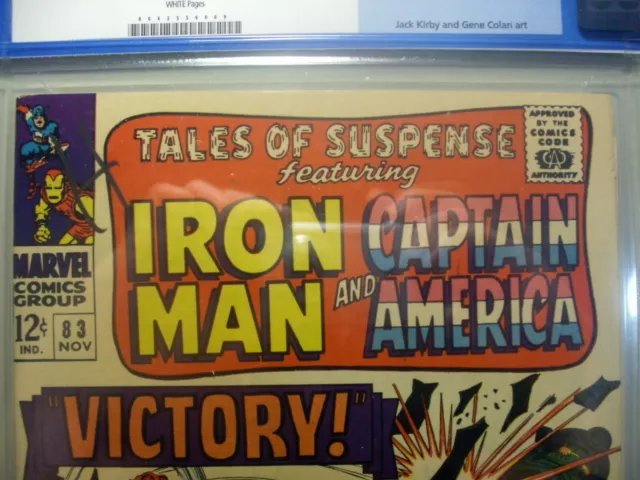 Tales Of Suspense 83 Cgc 9.2 Nm- Stan Lee Gene Colon Cgc Nm- 9.2 Titanium Man!