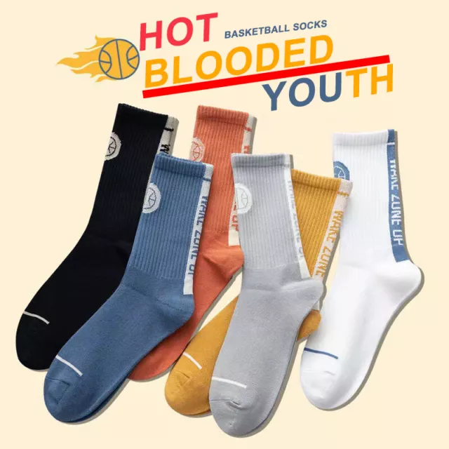 Basketball Socks For Men'S Autumn And Winter Breathable Sports Socks Sp