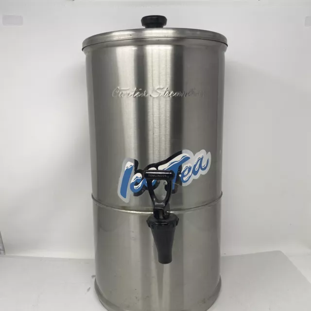 Curtis Streamliner Ice Tea Dispenser 3 Gallon Cylinder Rare Vintage