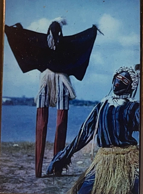 Masks: Kono Ivory Coast African Tribal Art 35mm Slide