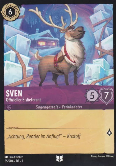 Sven - Offizieller Eislieferant 55/204 Disney Lorcana