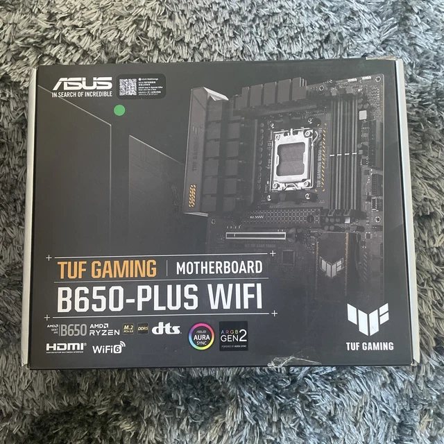 ASUS TUF GAMING B650-Plus WiFi ATX Motherboard for AMD AM5 CPUs £80.00 ...