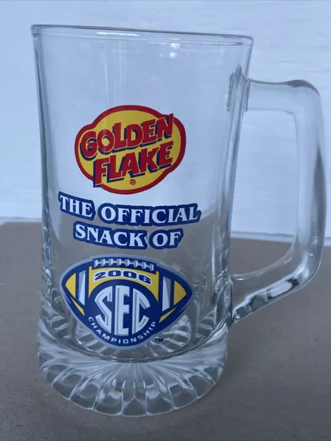 Glass 20 oz. Golden Flake Mug - Official Snack Chip - 2006 SEC Championship
