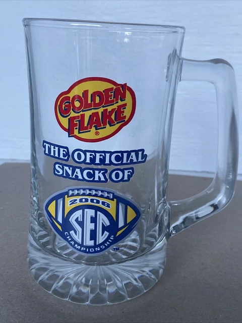 Glass 20 oz. Golden Flake Mug - Official Snack Chip - 2006 SEC Championship
