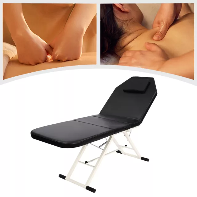 3 Zonen Faltbar Massagetisch Massagebank Klappbar Spa Salon Kosmetikliege BettDE