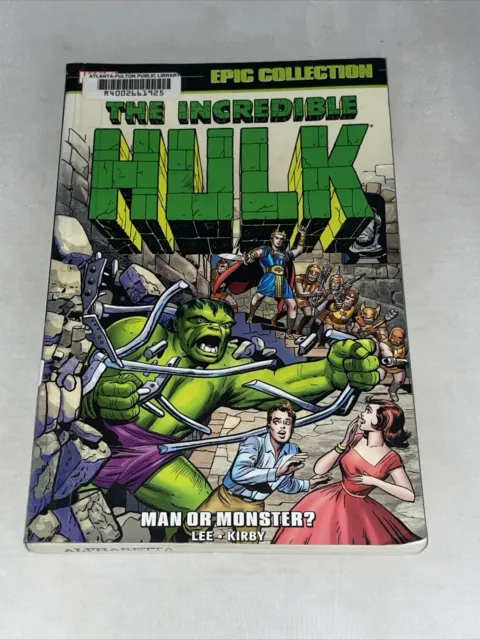 The Incredible Hulk   Marvel Epic Collection Volume 1 - Man Or Monster?