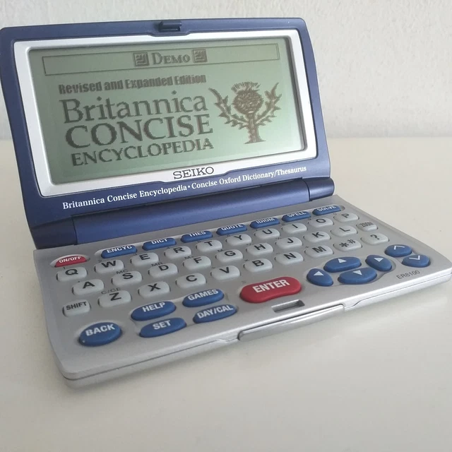 Seiko Er8100 Britannica Oxford Reference Library FOR SALE! PicClick UK