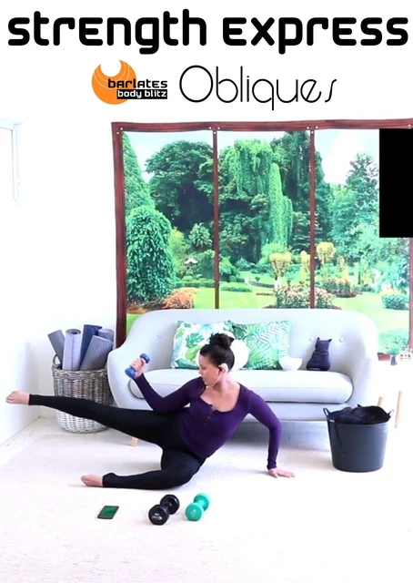 15 min Weighted Abs Workout DVD - Barlates Strength Express Obliques DVD