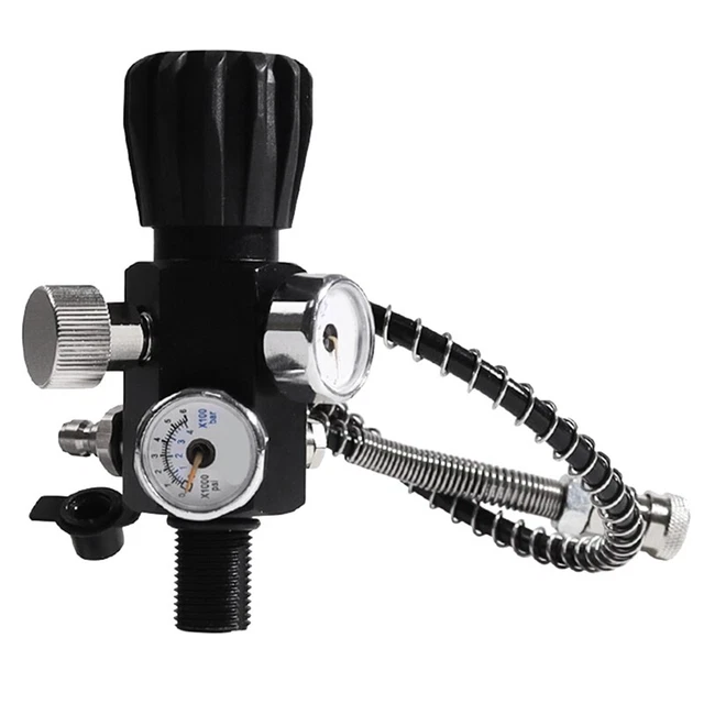 M18X1.5 Gauge Cylinder 400Bar 6000PSI Air Filling Station Refill Adapter Ai N9H2