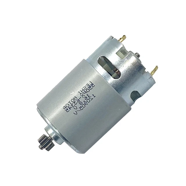 Motor de CC RS55016.8V con dos velocidades 12 dientes y caja de engranajes de alto par para taladro