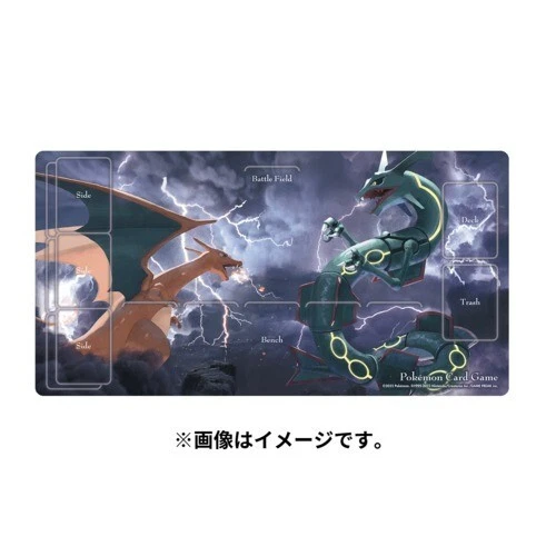 POKEMON PLAYMAT CHARIZARD Rayquaza Pokemon Center EUR 40,78 PicClick FR