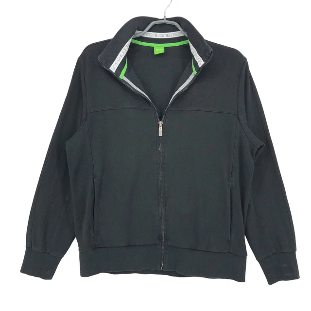 HUGO BOSS Uomo Skaz Cerniera Intera Maglione Cardigan Maglione Taglia L