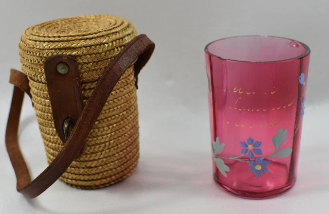 ANCIEN VERRE DE cure curiste chope en verre soufflé et gravé Châtel-Guyon EUR 14,90 - PicClick FR