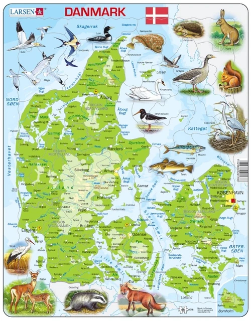 Carte du danemark illustration de vecteur. Illustration du danemark