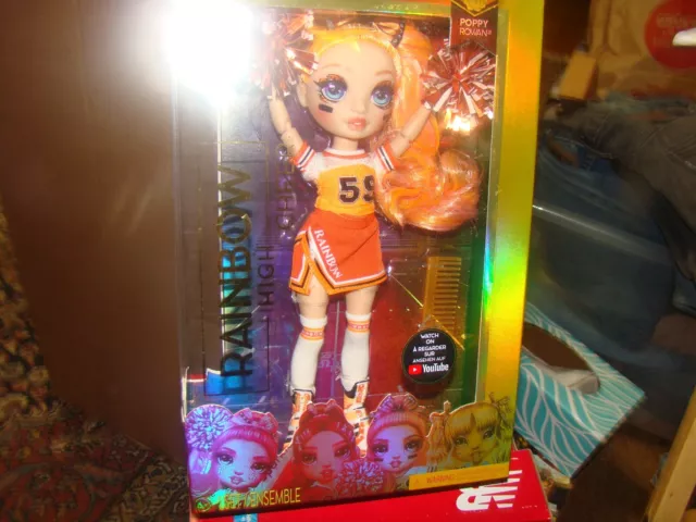 NEW RAINBOW HIGH Doll Cheer Ruby 11 Figure Cheerleader Pom-Poms Sealed MIB  $74.35 - PicClick AU
