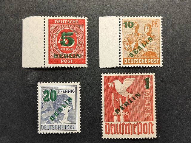 Berlin Freimarken-Ausgabe Mi.-Nr. 64-67. Postfr. Satz in guter Erhaltung. KW 250
