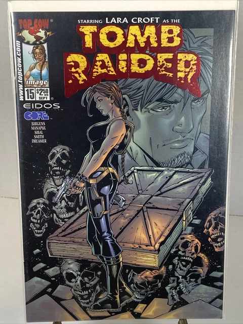 LARA CROFT TOMB RAIDER #15 COVER EIDOS CORE TOP COW 2001 W/ Cert Of Authenticity