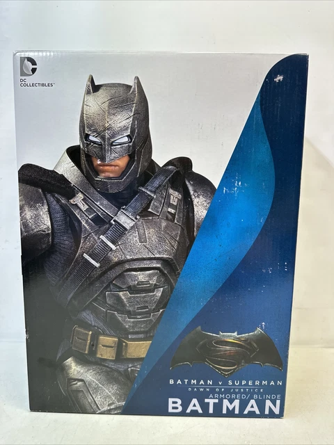 DC COLLECTIBLES ARMORED Batman vs. Superman Statue Dawn Of Justice Film ...