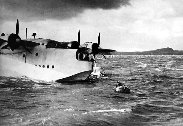 World War II A British built Short S 25 Sunderland 1944 OLD PHOTO