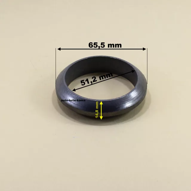 Auspuffdichtring , Auspuffdichtung,Dichtring für Abgasanlage mit Montagematerial 2