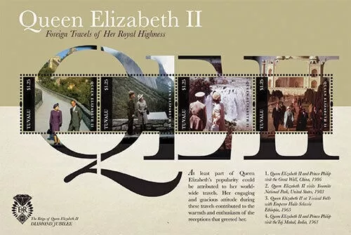 Tuvalu 2012 - Queen Elizabeth II Diamond Jubilee - Sheetlet - MNH