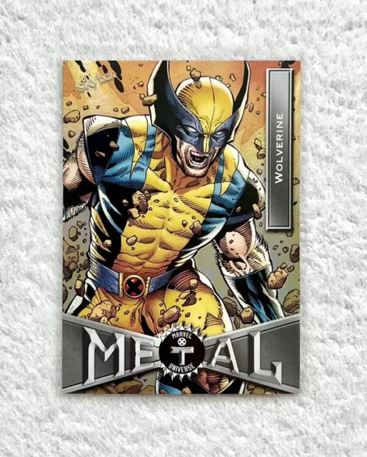 2020 Upper Deck Marvel X-Men Metal Universe Gold Wolverine #69