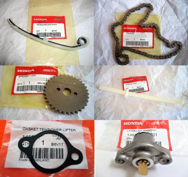 Honda CBR125 R Cam Chain & Sprocket & Guide & Tensioner & Lifter 2004 - 2010