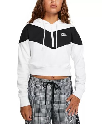 WOMENS NIKE BLACK X Sacai Double Zip Hoodie Sz M $107.99 - PicClick
