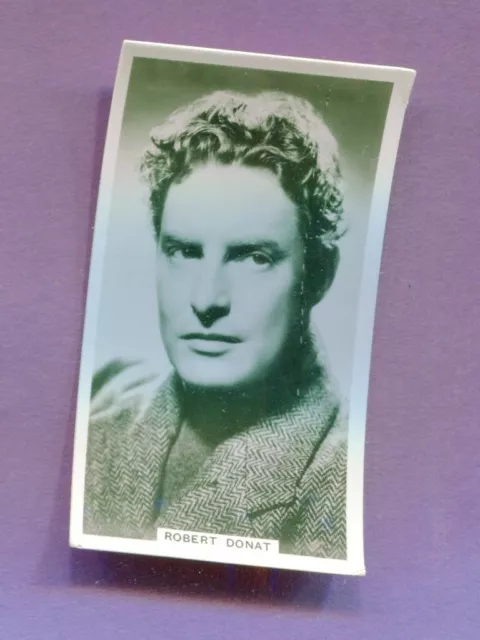 1939 Ardath Cigarettes Tobacco Card Photocards Robert Donat Actor Mgm