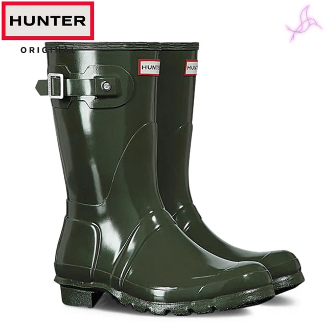 Bottes Bottines Hunter WFS1000RGL Femme Vert Militaire 129610 Chaussures