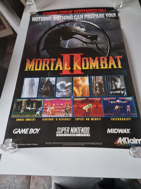 Vintage Retro Video Game  Poster  MORTAL KOMBAT 11 Last One