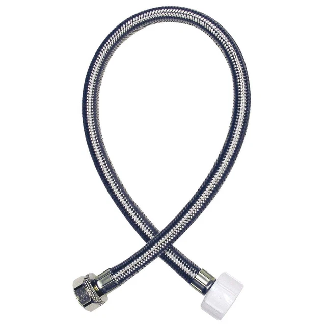 B&K 1/2 In. FIP x 7/8 In. BC Nut x 9 In. L Toilet Connector 496-150 B&K 496-150