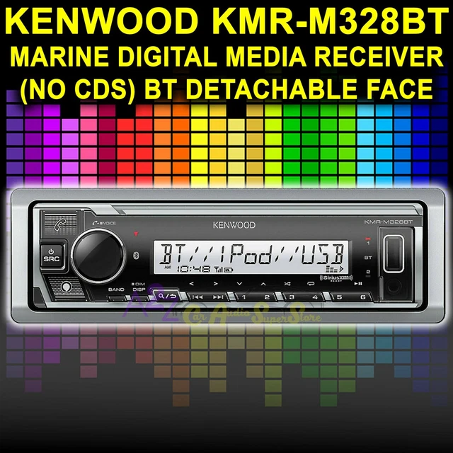 KENWOOD KMRM328BT MARINE DIGITAL MEDIA RECEIVER (does not play CDs) BT