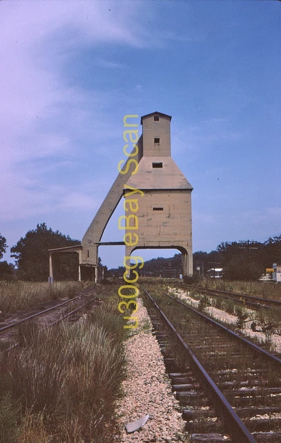M Original Slide - NYC MC New York Central Coaling Tower Michigan City IN 1971
