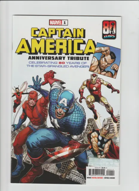 Captain America Anniversary Tribute #1 FIRST APP ORGIN RETOLD GOLDEN SILVER AGE