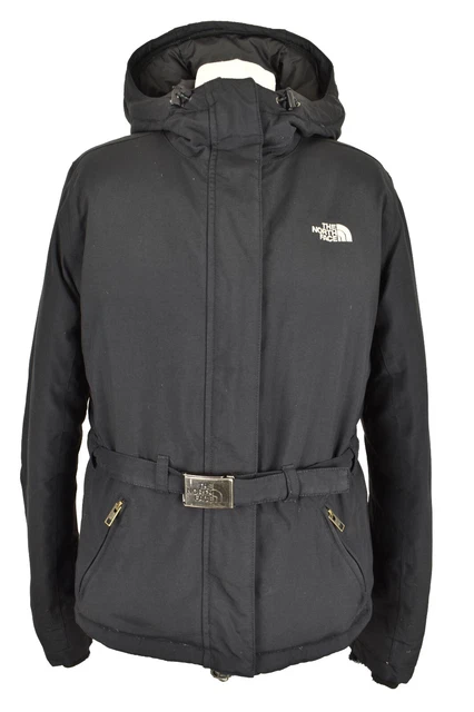 THE NORTH FACE HyVent giacca imbottita nera taglia M donna cerniera intera