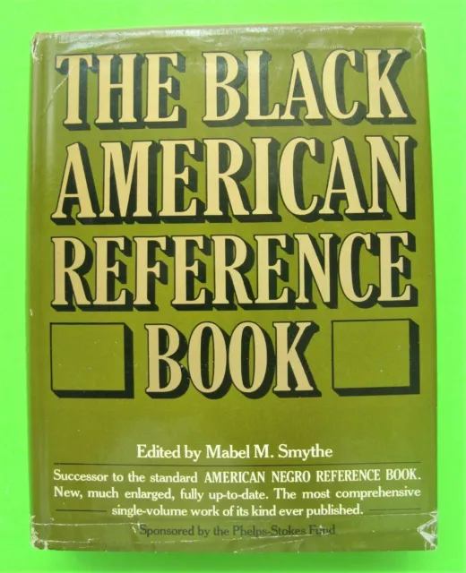 1976 THE BLACK AMERICAN REFERENCE BOOK Mabel Smythe HC + DJ 1026-pgs
