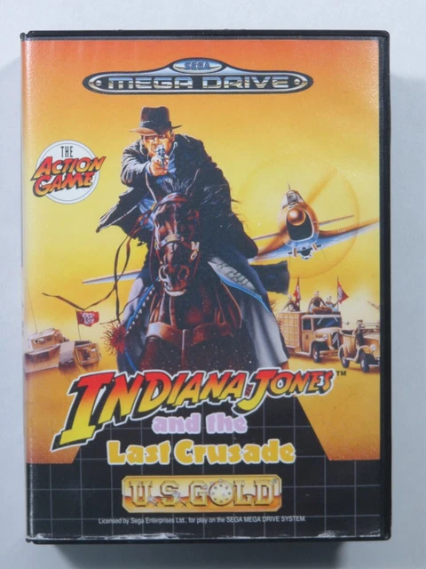 Indiana Jones And The Last Crusade Sega Megadrive (Md) Pal-Euro (Complete - Very