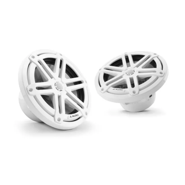 Jl Audio M3 Haut-Parleurs Marine 7.7" Blanc avec Grilles Sport