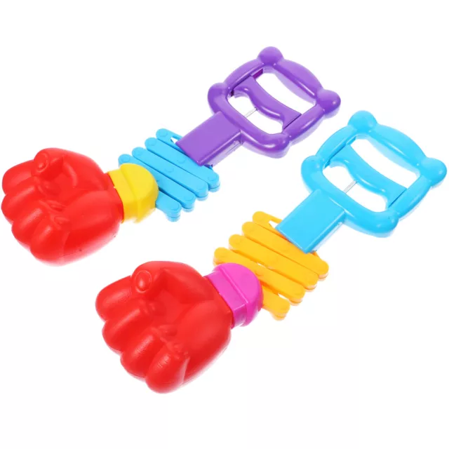 2 Pcs Boxing Toys Claw Grabber Shootings Retractable Fist Kids Child Indoor