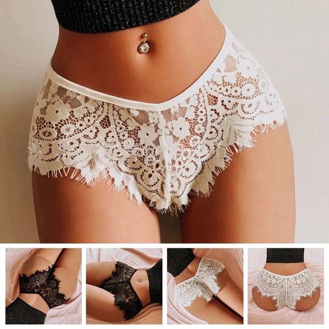 Culotte femme lingerie culotte strings bikini haute hauteur slips en dentelle