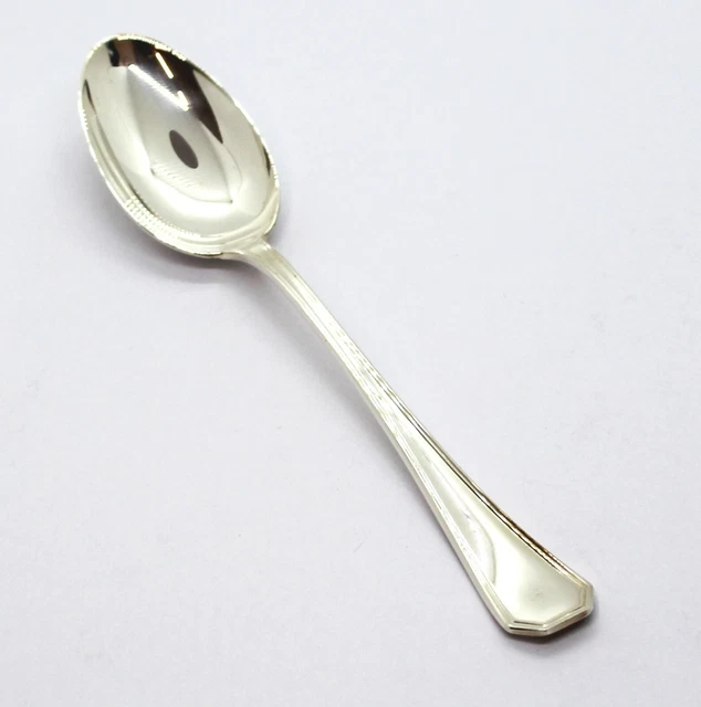 CUILLÈRE À SALADE En Argent - Argent Brut Style Octogonal EUR 82,29 - PicClick FR