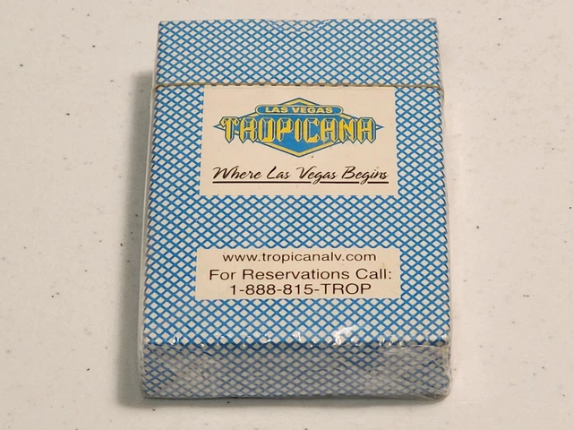 Vintage Tropicana Casino "Where Las Vegas  Begins" Playing Cards New Sealed