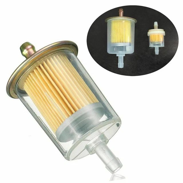 Filtre à Carburant En Ligne Pour Brûleur Diesel - Filtre à Huile Diamètre 3/8" Avec Noyau Transparent