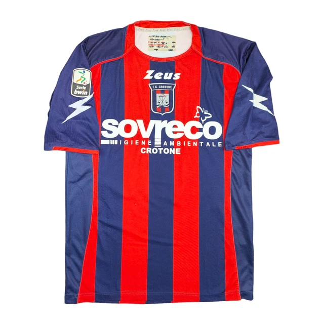 MAGLIA FC CROTONE zeus cutolo 201011 INDOSSATA MATCHWORN CALABRIA