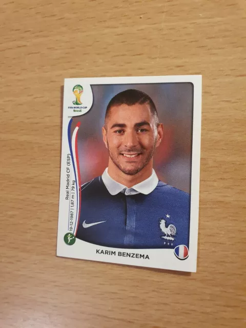 Image Vignette Sticker Panini Karim Benzema N°392 FIFA World Cup Brésil 2014