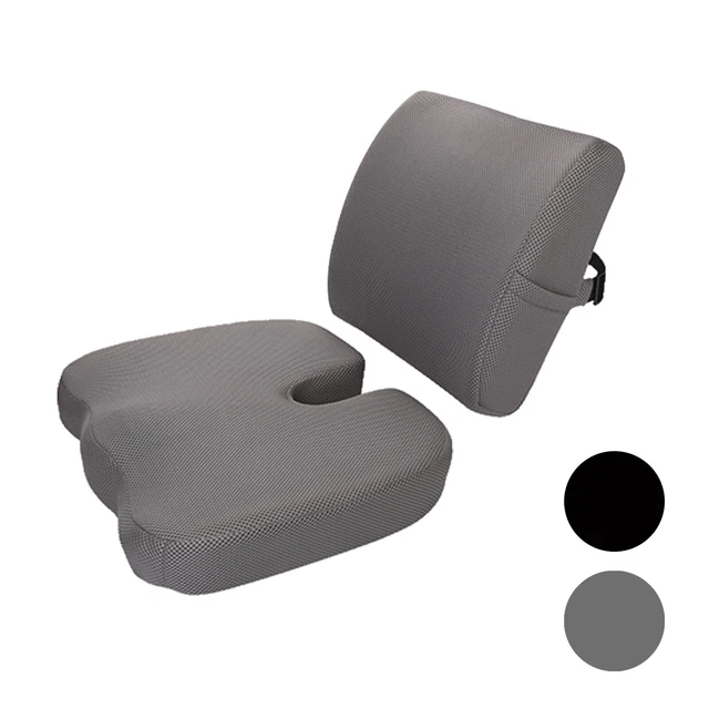 Memory Foam Lumbar Support Pillow Back Cushion for Car Seats Office Chair Home